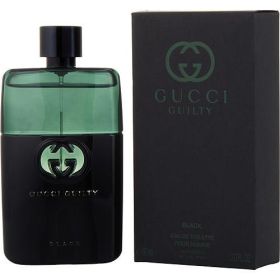 GUCCI GUILTY BLACK POUR HOMME by Gucci EDT SPRAY 3 OZ (NEW PACKAGING)